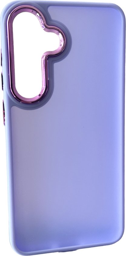 Backcover Military - Geschikt voor: Samsung Galaxy A14 -Stevige Case met Soft TPU-bumperranden - Paars