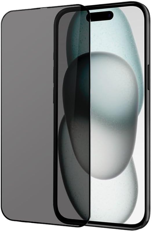 iPhone 15 Plus Privacy Screenprotector Full Cover Gehard 9H – 5x-Ilumina Benelux