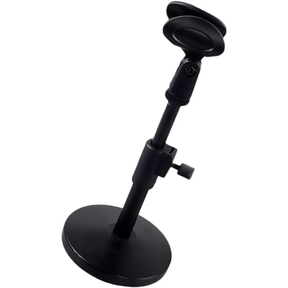 Microfoon Standaard Bureau – Verstelbare Desktop Microfoonhouder – Universele Tafelmicrofoon Standaard – Zwart