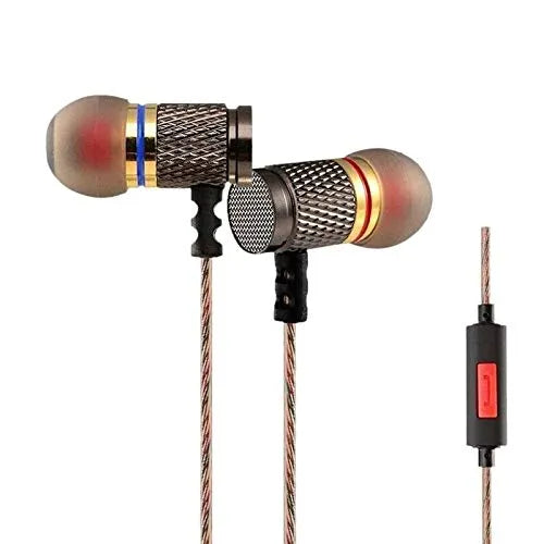Mingge Mega Bass In-Ear Oordopjes met Microfoon – 3.5mm Stereo Headset – Zwart-Ilumina Benelux