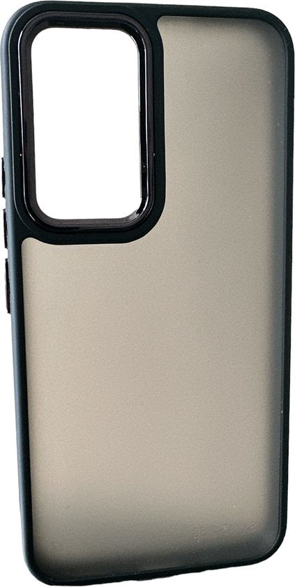 Backcover Military - Geschikt voor: Samsung Galaxy A34 5G -Stevige Case met Soft TPU-bumperranden - Zwart