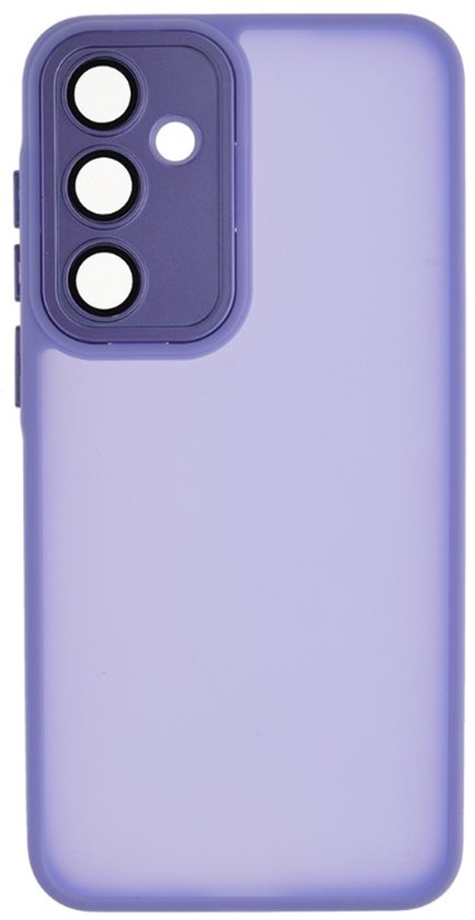 Doorschijnend Silcone hoesje Geschikt voor: Samsung Galaxy A15 - Back Cover - Lila