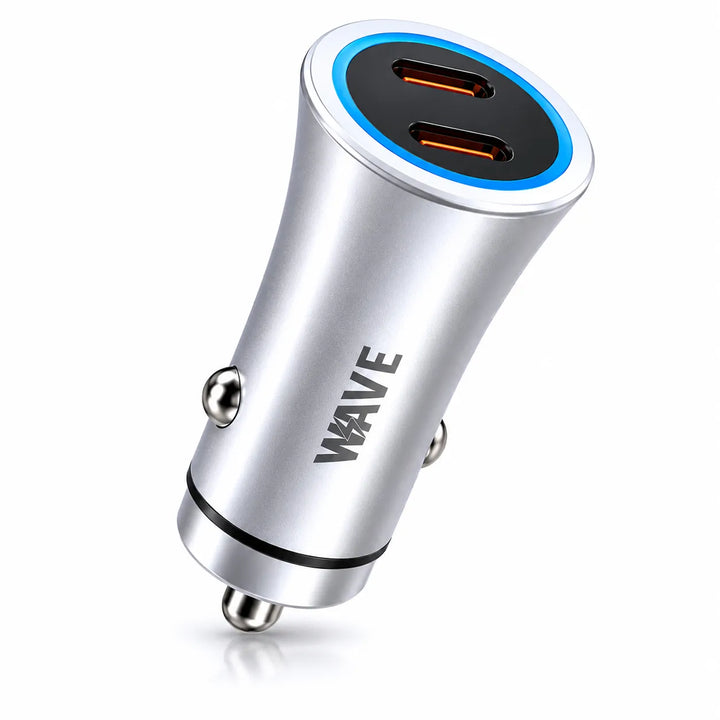 40W Dual USB-C Autolader – Power Delivery Snellader voor Auto 12V/24V-Ilumina Benelux