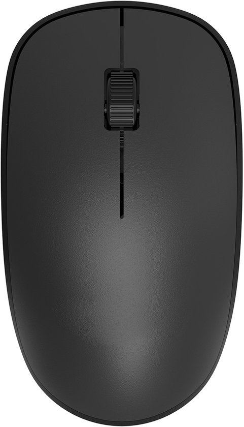 Draadloze optische muis voor Laptop en Computer - Rechts en Linkshandig - 2.4GHz - Zwart