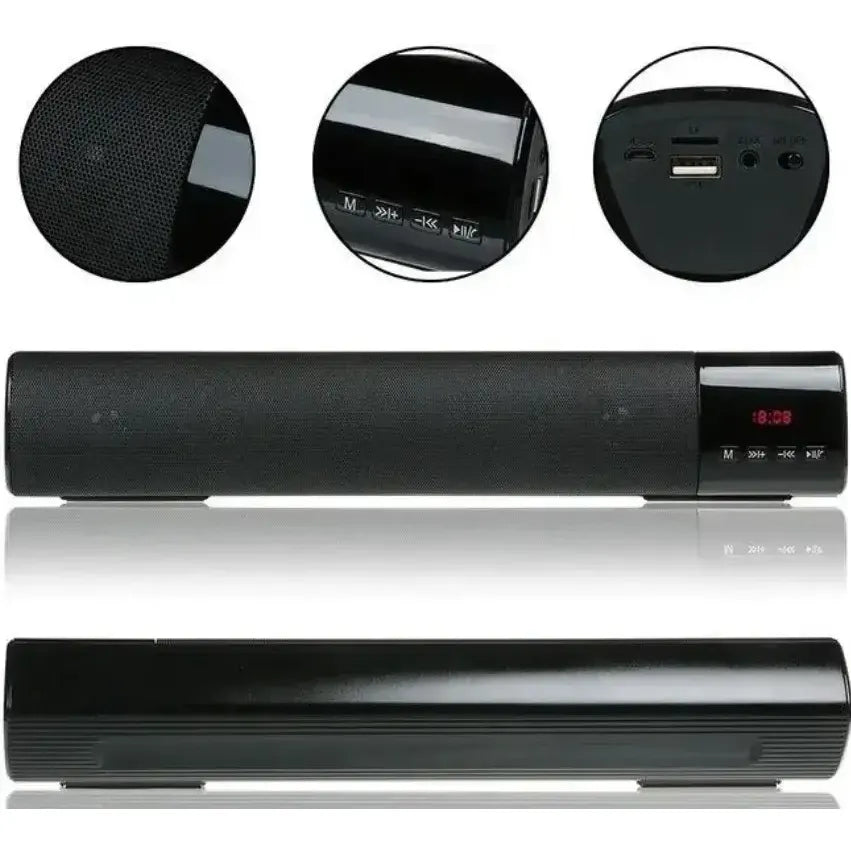 Hopestar B28S Soundbar Bluetooth Speaker – 3D Surround Draadloze Speaker – Waterbestendig – Zwart-Ilumina Benelux