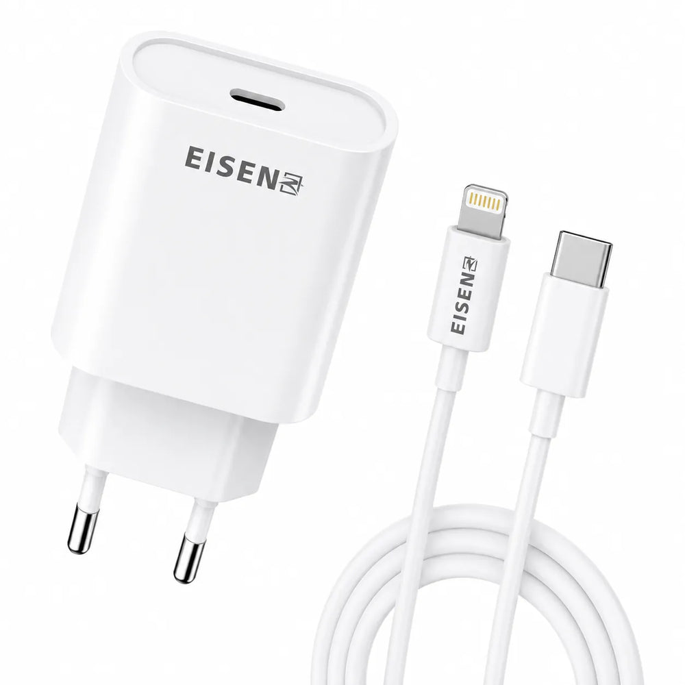 20W PD Fast Travel Charger met Lightning Kabel-Ilumina Benelux