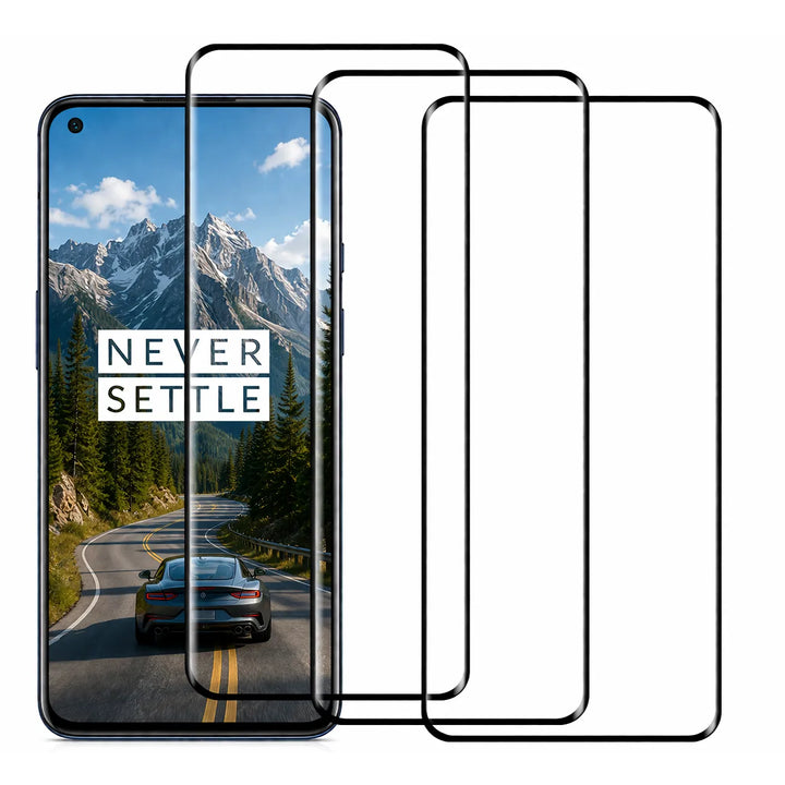 OnePlus 8 Screenprotector Full Cover Glas Gehard 9H – 3-Pack-Ilumina Benelux
