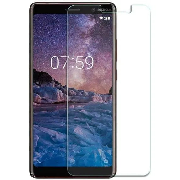 Nokia 7 Plus Screenprotector 9H Tempered Glas - 3x-Ilumina Benelux