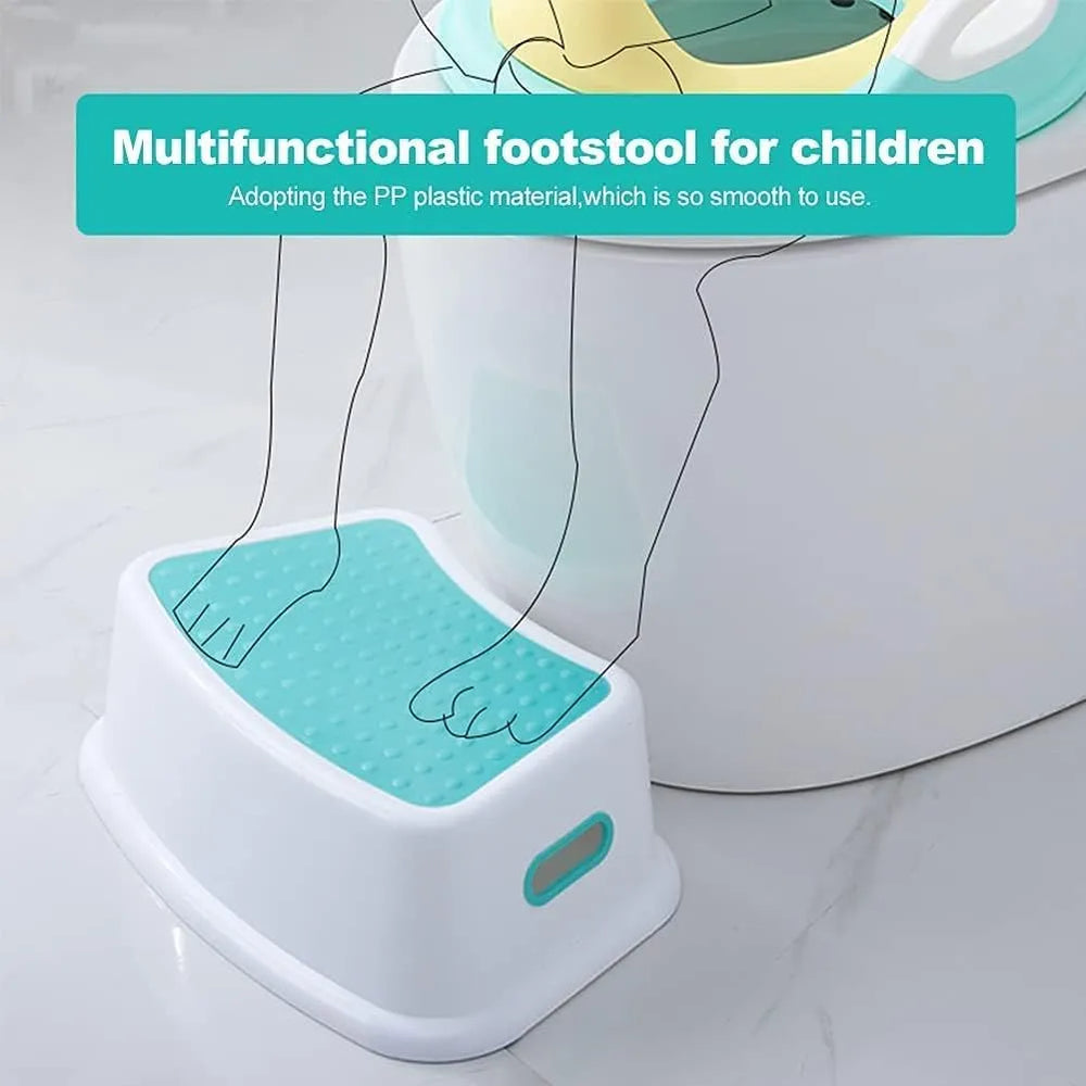 Opstapkrukje – Toiletkrukje – Voetverhoger – Opstapje voor Kinderen - Baby Wc Krukje - Mint-Ilumina Benelux
