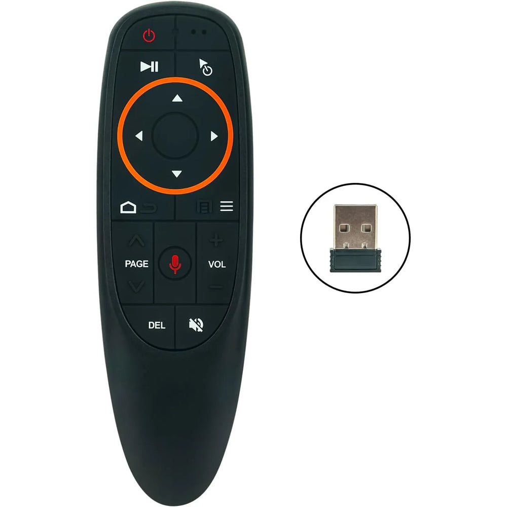 Air Mouse Draadloze Afstandsbediening – 2.4GHz – Stemfunctie – Infrarood Leerfunctie – Voor Android TV, Smart TV & TV Box