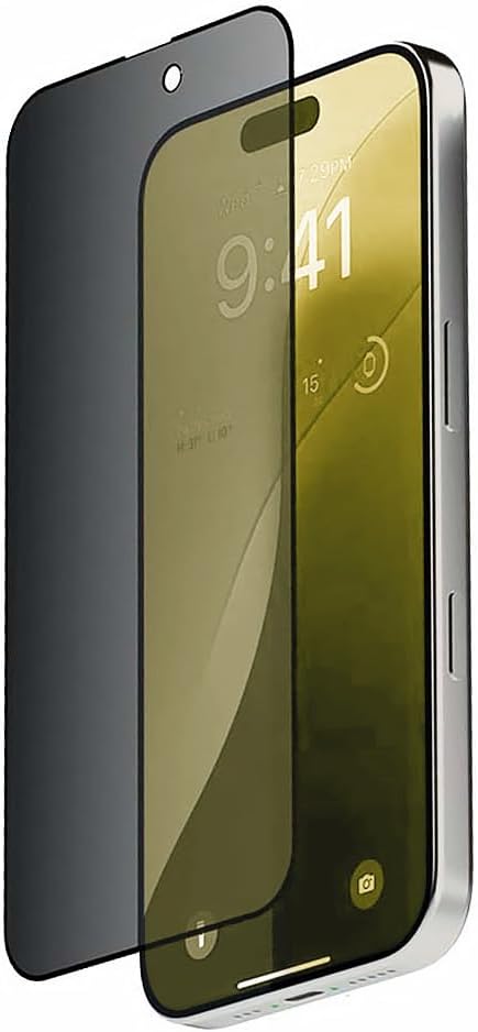 iPhone 16 Pro Screenprotector Full Cover Privacy Glas Gehard 9H – 4-Pack-Ilumina Benelux