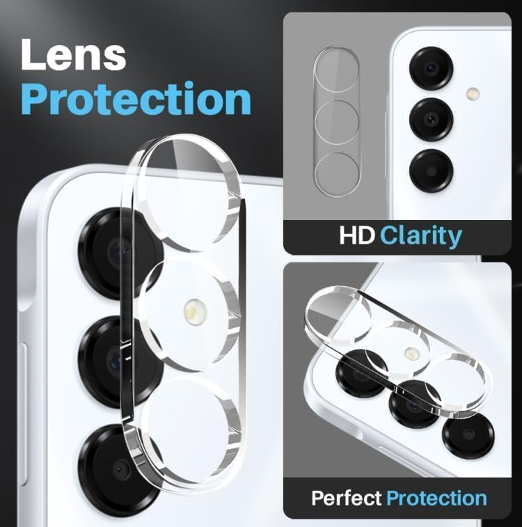 Camera Lens Protector – Samsung Galaxy A34 5G – Glas – Transparant – 2-Pack-Ilumina Benelux
