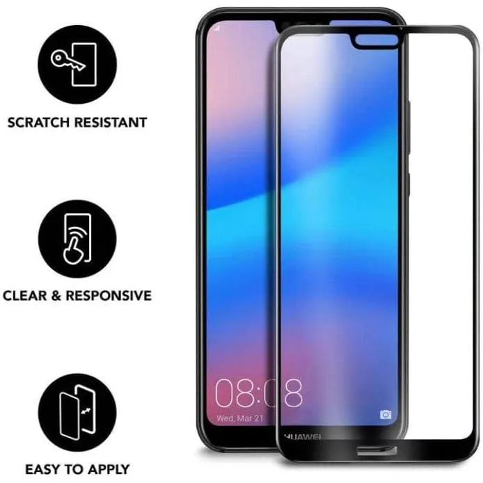 Huawei P20 Lite – Screenprotector Glas Full Cover – 2x-Ilumina Benelux