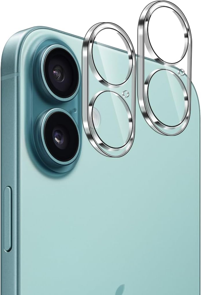 Camera Lens Protector – iPhone 16 – 9H Gehard Glas – Anti-kras – 2-Pack-Ilumina Benelux