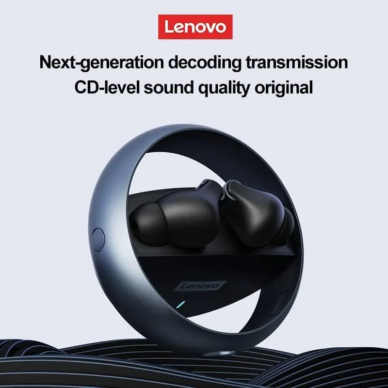 Lenovo ThinkPlus Live Pods LP60 – Draadloze Bluetooth Oordopjes – BT 5.0 – TWS Stereo Earbuds – Zwart-Ilumina Benelux