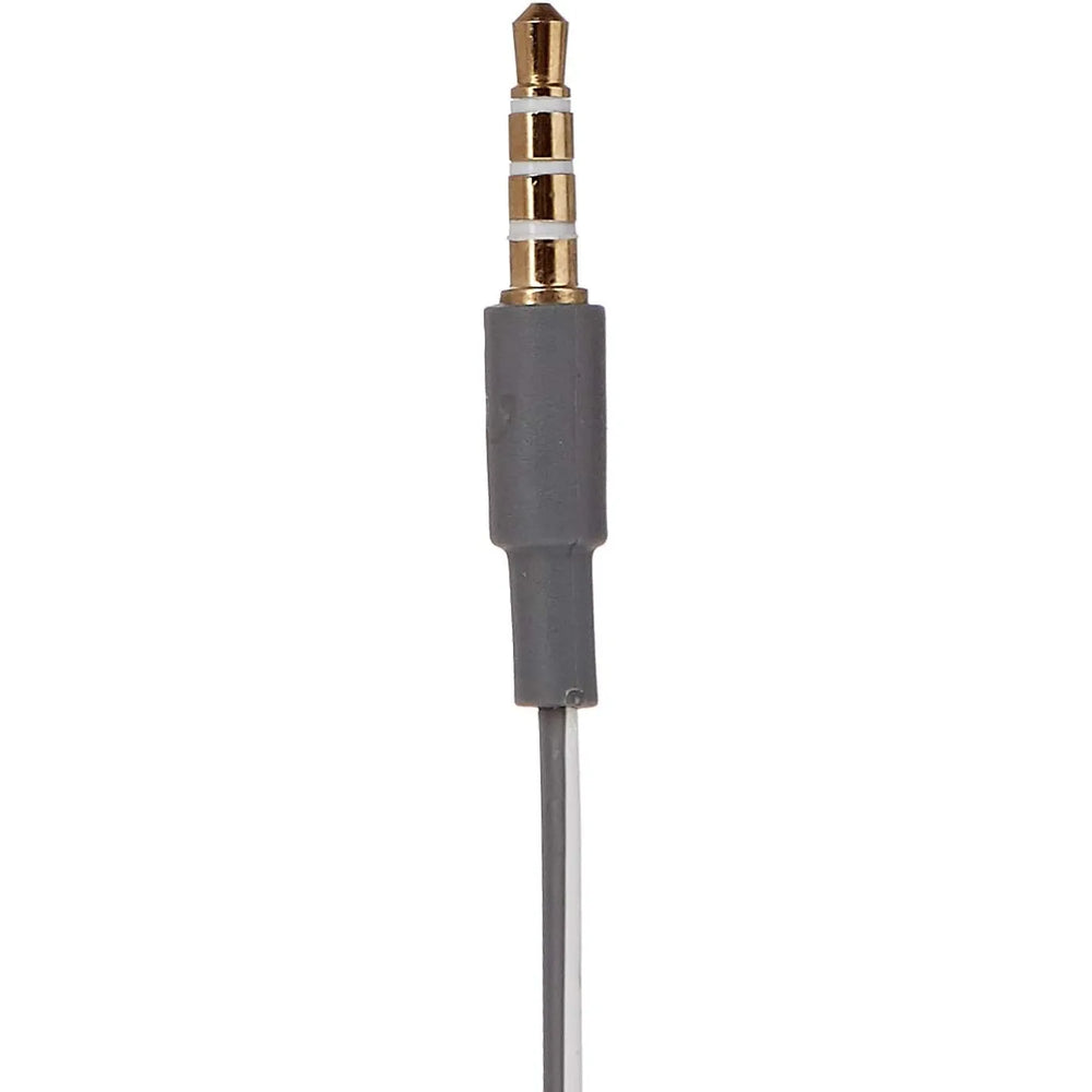 Sport Oordopjes met Oorhaak – Bedrade In-Ear Headset – Deep Bass – Grijs/Wit-Ilumina Benelux