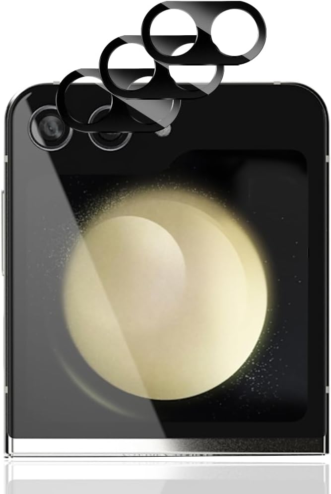 Camera Lens Protector – Samsung Galaxy Z Flip 5 – 9H Gehard Glas – 3-Pack-Ilumina Benelux