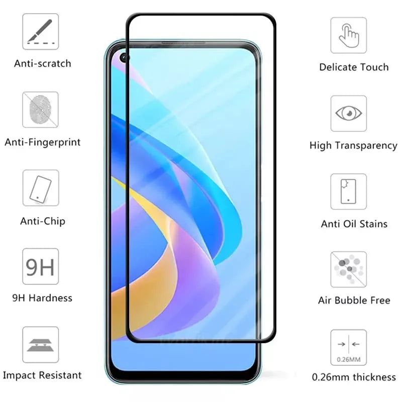 Oppo A52/A72/A92 Screenprotector Full Cover Glas 9H-Ilumina Benelux
