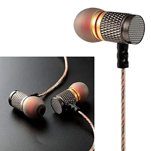 Mingge Mega Bass In-Ear Oordopjes met Microfoon – 3.5mm Stereo Headset – Zwart-Ilumina Benelux