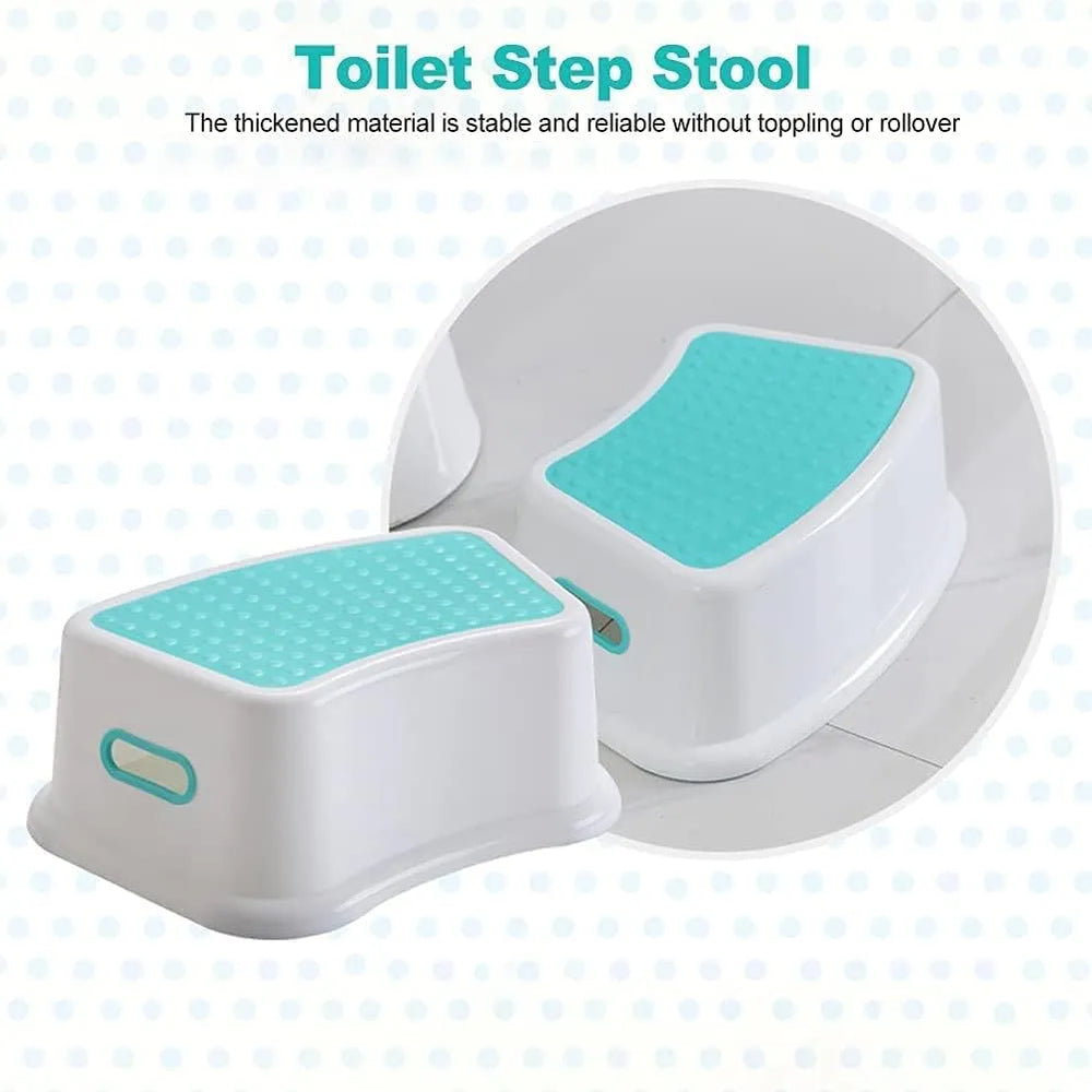 Opstapkrukje – Toiletkrukje – Voetverhoger – Opstapje voor Kinderen - Baby Wc Krukje - Mint-Ilumina Benelux