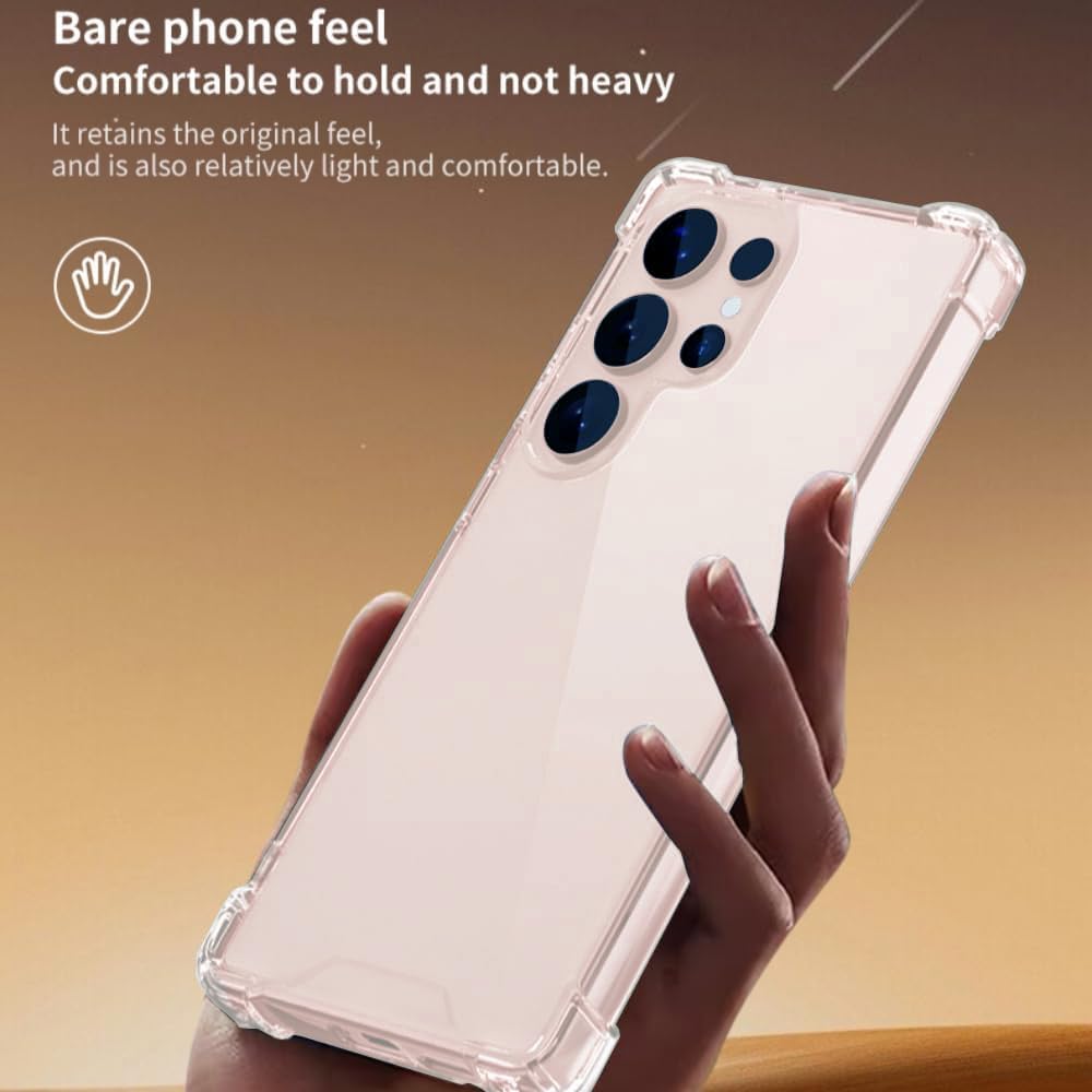 Samsung Galaxy S26 Ultra Hoesjes - Ultra-Hybrid Backcover - Schokbestendig - Crystal Clear Transparant-Ilumina Benelux