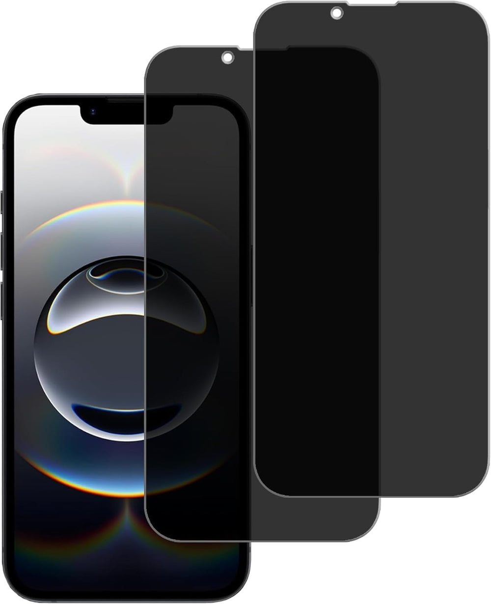 iPhone 17e/16e/14/13/13 Pro – Privacy Screenprotector – 9H Gehard Glas – 2-Pack-Ilumina Benelux