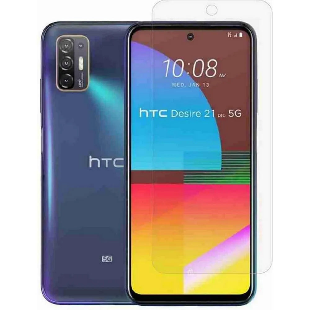 HTC Desire 21 Pro Screenprotector Glas 9H – Anti-kras – 2-Pack-Ilumina Benelux