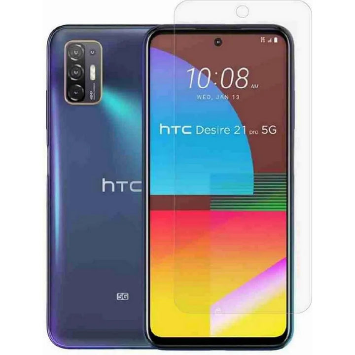 HTC Desire 21 Pro Screenprotector Glas 9H – Anti-kras – 2-Pack-Ilumina Benelux