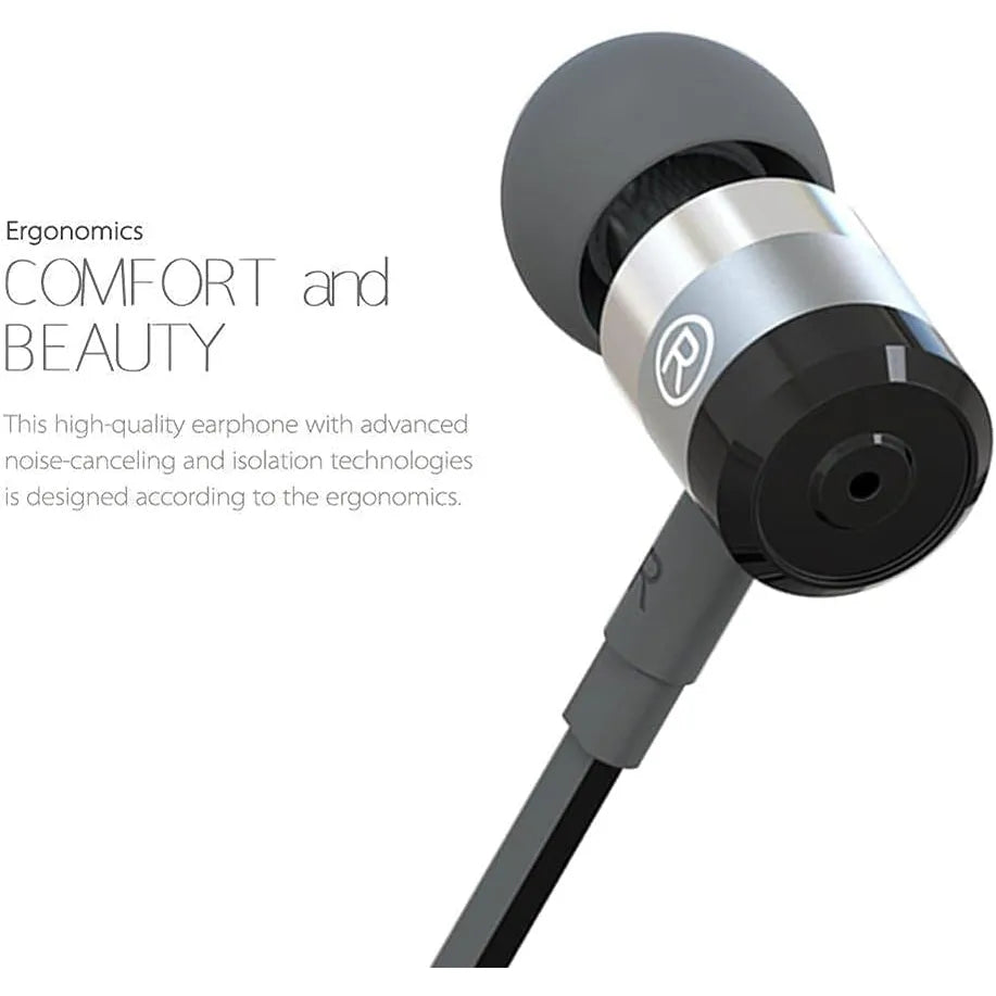Yison EX900 In-Ear Oordopjes met Microfoon – 3.5mm Stereo Earphones – Metal Design-Ilumina Benelux