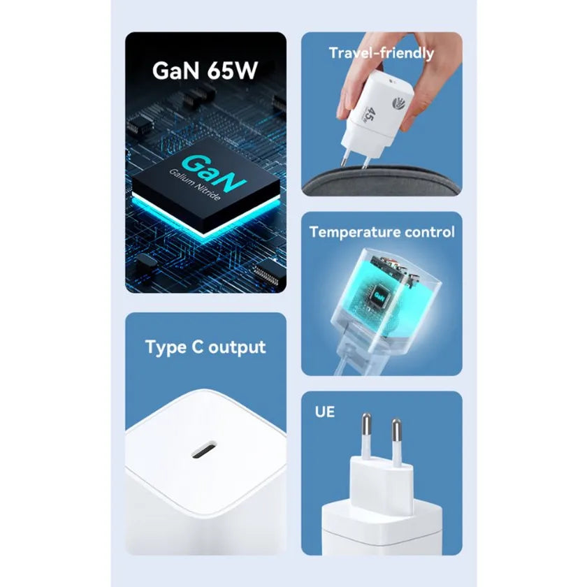 45W USB-C Super Fast Charger – Snellader – Power Delivery – Wit-Ilumina Benelux