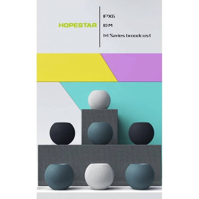 Hopestar H52 Draadloze Bluetooth Speaker – Portable Outdoor Speaker – 20W – Zilver-Ilumina Benelux