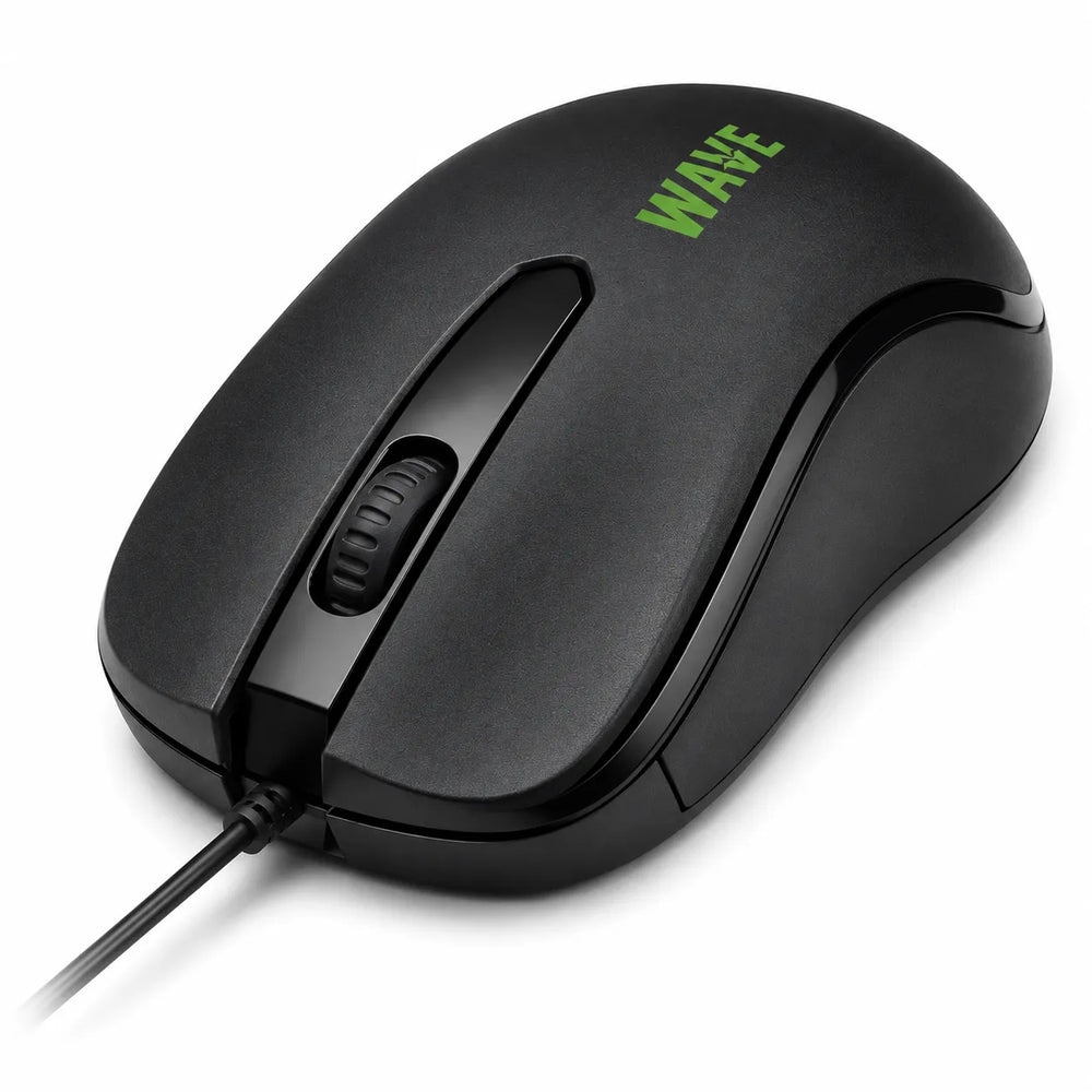 Bedrade USB Muis – 1600 DPI Optische Sensor – Plug & Play – Ergonomisch Ontwerp – Zwart-Ilumina Benelux