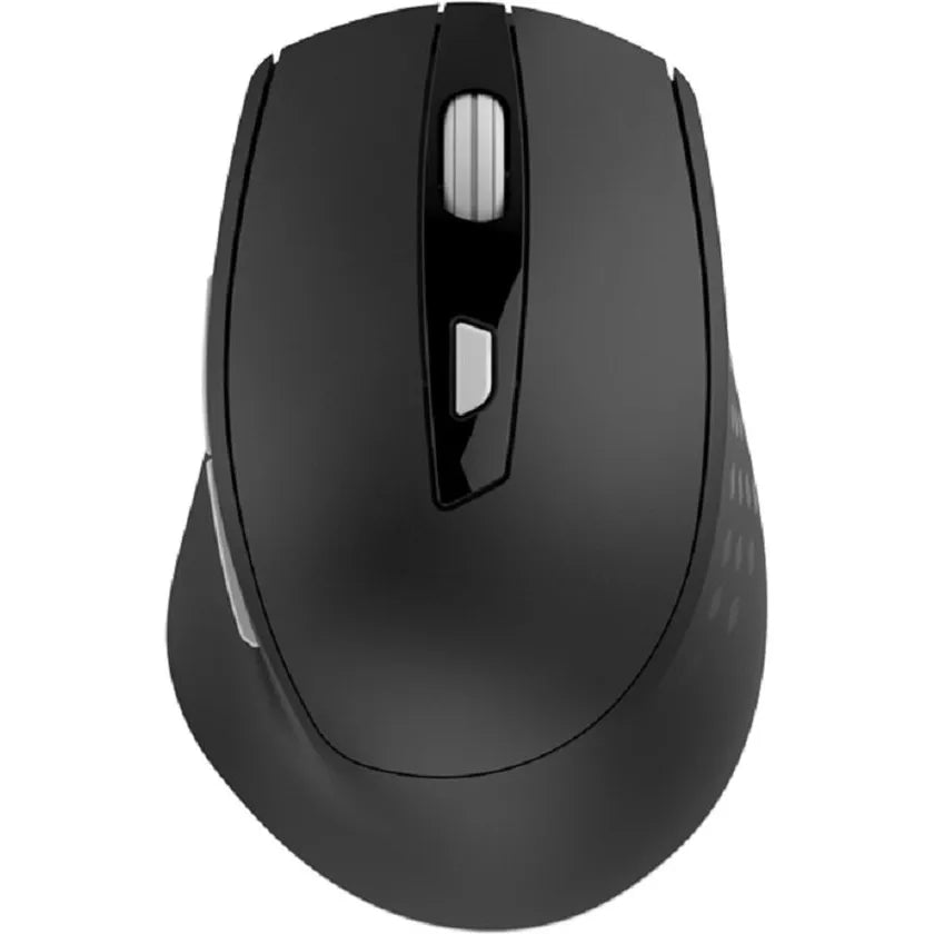Draadloze Oplaadbare Muis – Stille Computermuis – 2.4GHz USB Draadloos – 6 Knoppen – Optische Sensor – Zwart