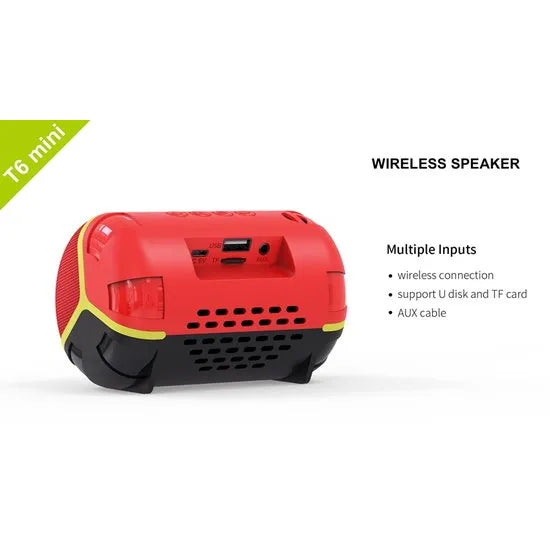 Hopestar T6 Mini Bluetooth Speaker – Waterdichte Draagbare Speaker – IPX7 – Zwart-Ilumina Benelux