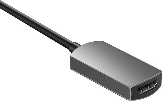 USB-C naar HDMI Adapter – 4K 30Hz Converter – Plug & Play – HDMI Female – Geschikt voor MacBook, iPad, Samsung Galaxy, Huawei-Ilumina Benelux