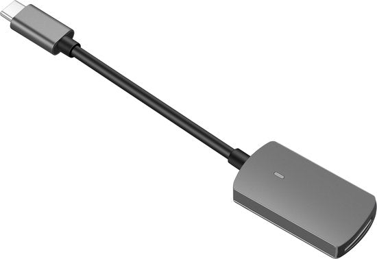 USB-C naar HDMI Adapter – 4K 30Hz Converter – Plug & Play – HDMI Female – Geschikt voor MacBook, iPad, Samsung Galaxy, Huawei-Ilumina Benelux