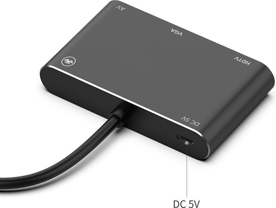 HDMI Adapter – 8-Pin/USB-C/Lightning/Micro USB naar HDMI – 4K Converter – Geschikt voor iPhone & Android – Zwart-Ilumina Benelux