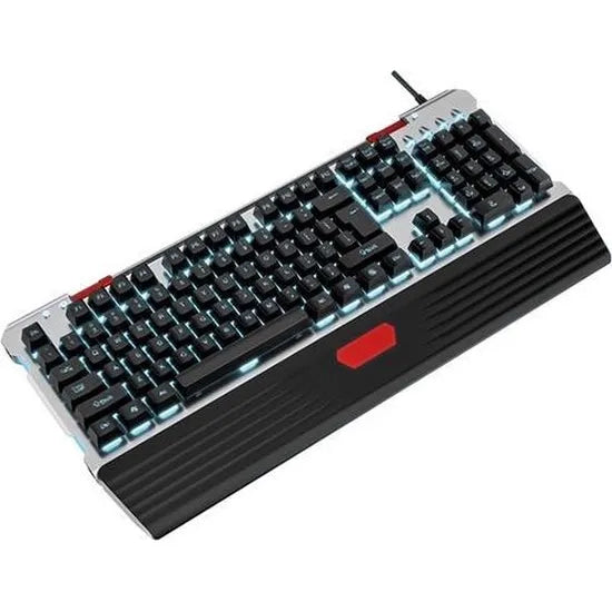 Gaming Toetsenbord – Mechanisch Gaming Keyboard met RGB LED Verlichting – Anti-Ghosting – USB Bedraad – Inclusief Polssteun-Ilumina Benelux