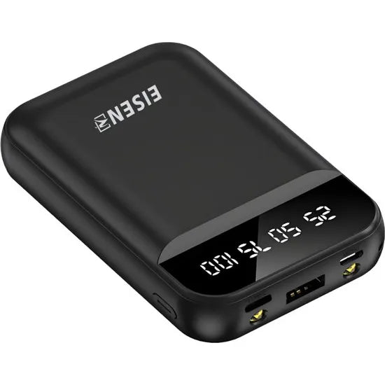 Powerbank 10000mAh – Compacte Snellader met LED Display – USB & USB-C – Draagbare Externe Batterij – Geschikt voor iPhone, Samsung, Xiaomi & Meer-Ilumina Benelux