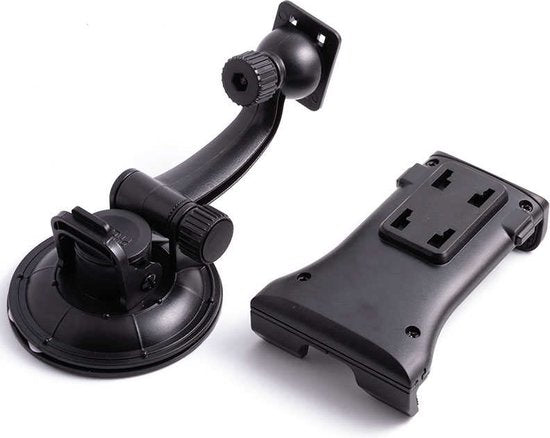 Tablethouder auto – Zuignap & Klem – Dashboard/Raam Montage – 360° Verstelbaar 5-9 Inch – Zwart