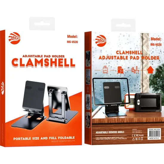 Verstelbare Tablet Houder – Opvouwbare Bureau Standaard – Geschikt voor Tablets en Smartphones-Ilumina Benelux