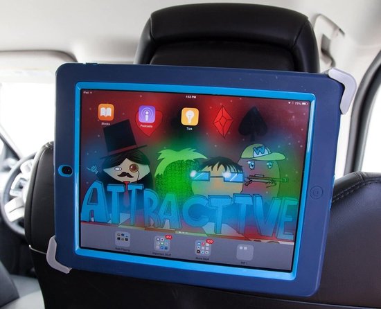 Universele Tablethouder voor in de auto - Hoofdsteun Tablet houder - Autohouder Achterbank - Tablet holder - 360 Graden Draaibaar - Tablet Standaard - Universeel