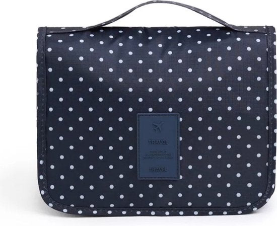 Toilettas met Haak – Waterdichte Travel Organizer – Cosmetica Reistas – Make-up Organizer – Blauw-Toilettas-Ilumina Benelux