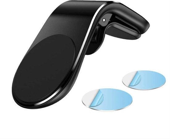 Telefoonhouder auto – Magnetisch Air Vent Mount – 360° Draaibaar – GPS Houder – Zwart-Telefoonhouders-Ilumina Benelux