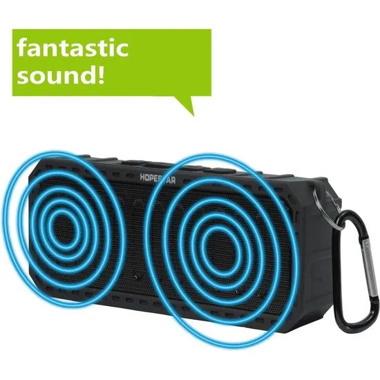 Hopestar T3 Draadloze Bluetooth Speaker – Waterbestendige Portable Speaker – Zwart-Ilumina Benelux