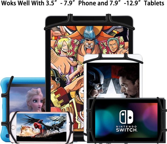 Auto Hoofdsteun Siliconen Tablet Houder voor Kinderen Achterbank - Universeel - Tablethouder