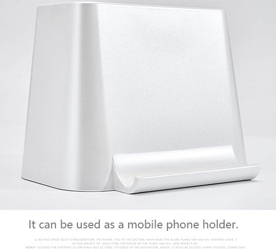 Bureau Desktop organizer - Pennenbakje - Pennenhouder - Tablet Houder Bureau - Telefoon Houder Tafel - Geschikt voor: Tablet & Telefoon - Wit