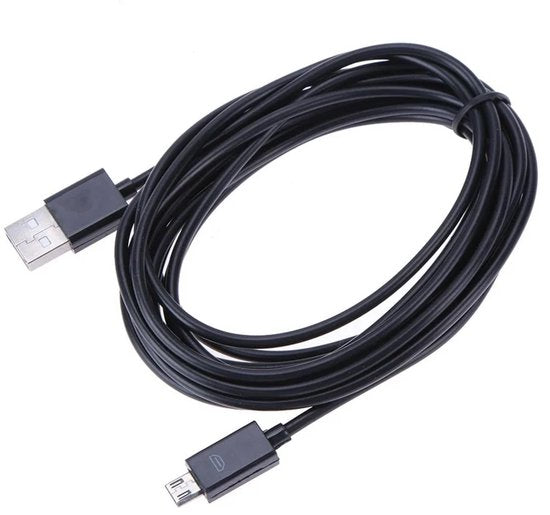 Micro USB Oplaadkabel – USB-A naar Micro USB – 1,5 Meter – Zwart-USB-Kabels-Ilumina Benelux