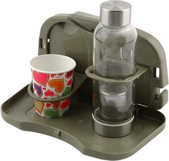 Auto achterbank tafel bureau drankbeker tafelblad standaard verticaal bureau auto opklapbare eettafel plaat - Grijs