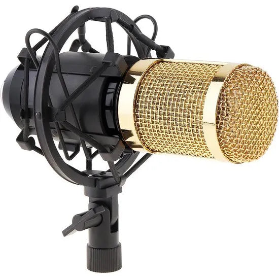 LB Condensator Microfoon Set – Studio Microfoon – XLR naar 3.5mm – Podcast Microfoon – Streaming – Gaming – Zingen – Opnames – Zwart-Ilumina Benelux